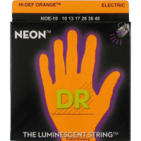 Струны для электрогитары DR NOE-10 NEON Hi-Def (10-46) Medium