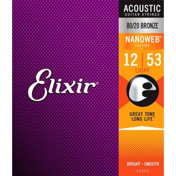Acoustic guitar Strings Elixir AC NW L (12-53)