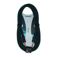 Інструментальний кабель Bespeco RA600 (Чорно-зелений)