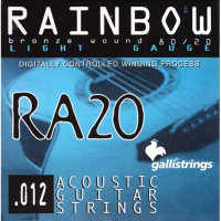 Струни для акустичної гітари  Galli Rainbow RA20