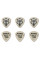 Набір медіаторів Dunlop PH122T1.0 Hetfield's White Fang Custom Flow Pick Tin 1.00mm (6 Pack)