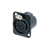 XLR receptacle Neutrik NC6FD-LX-B