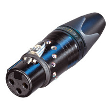 XLR Neutrik NC3FXX-B-CRYSTAL