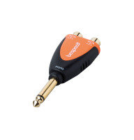 Перехідник 2xRCA to Jack 6.3 Bespeco SLAD365