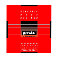 Bass Guitar Strings Warwick 42401 Red Stainless Steel Medium 6-String (25-135)