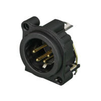XLR receptacle Neutrik NC4MAH