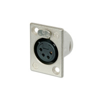 XLR receptacle Neutrik NC4FP-1