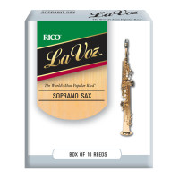 Тростини для сопрано саксофона Rico by D'Addario La Voz - Soprano Sax Medium Hard (10 шт)