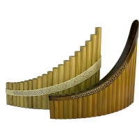 Pan Flute Hora Panpipe 20 acacia/maple Soprano Acacia