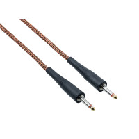 Instrumentation cable Bespeco RA600 Black/Gold