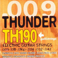 Electric guitar strings Galli Thunder Hunter TH190 (09-42) Extra Light