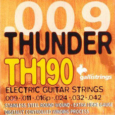 Струни для електрогітари Galli Thunder Hunter TH190 (09-42) Extra Light