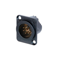 XLR receptacle Neutrik NC6MD-LX-B