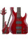 Бас-гітара LTD B154 DX (See Thru Red)