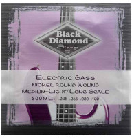 Струни для бас-гітари BLACK DIAMOND N500ML