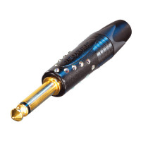Jack 6.3 mono Neutrik NP2X-B-CRYSTAL