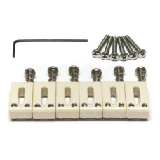 Набір сідел для гітар Graph Tech PQ-8001-00 TUSQ Strat & Tele Saddles Offset (6 PCS)