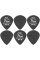 Набір медіаторів Dunlop 571P1.4 Gator Grip Jazz III Pick 1.4 (6 Pack)