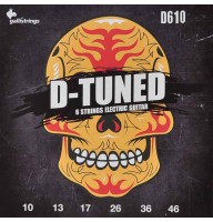 Electric guitar strings Gallistrings D610 (.010-.046), D-Tuned, REGULAR, Steel/Nickel