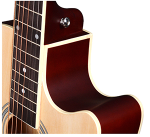 Alfabeto AG105 guitar detailing