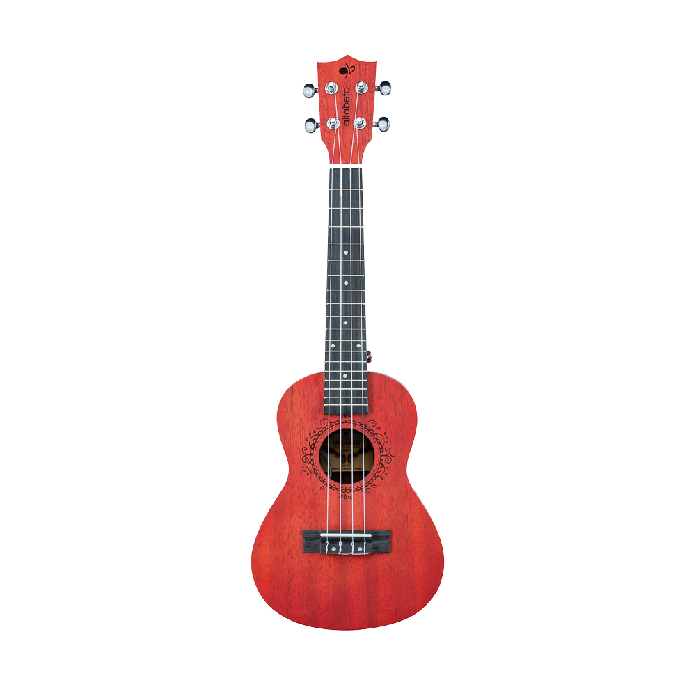 Електроакустичне укулеле Alfabeto COLORED MAHOGANY CM23EQ (Red)