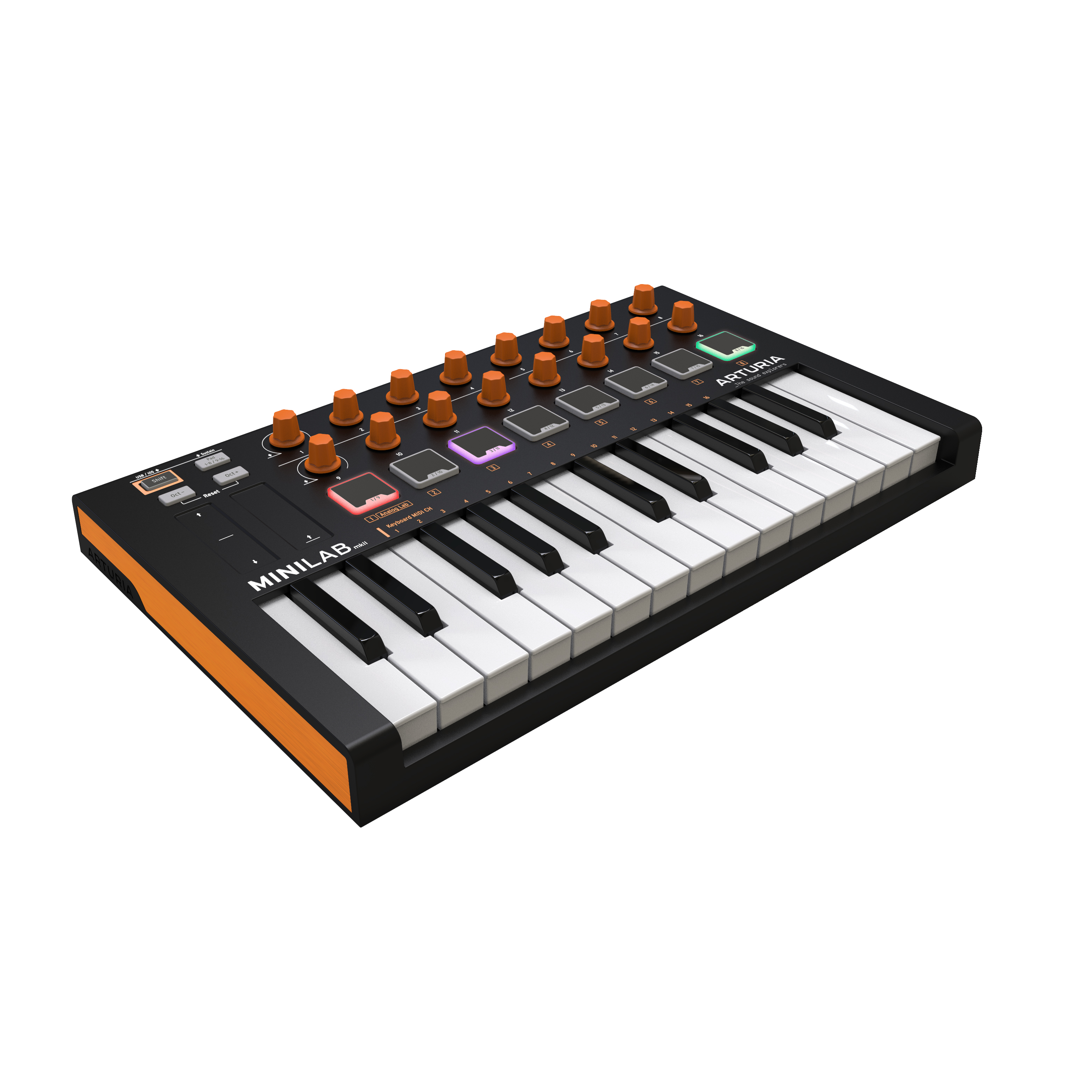 midi-клавіатура arturia Minilab MKII orange