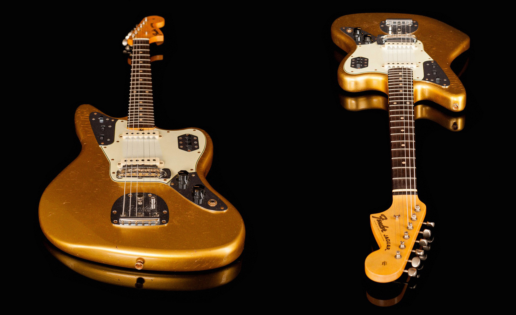 Fender Custom Shop Limited Edition 1963 Jaguar Journeyman Relic Aged Aztec Gold