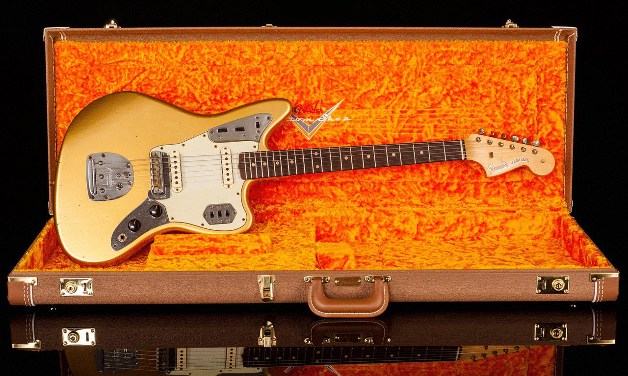 Fender Custom Shop Limited Edition 1963 Jaguar Journeyman Relic Aged Aztec Gold