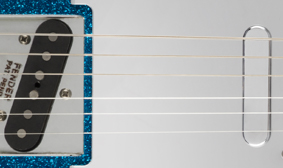 Fender J Mascis Telecaster (Bottle Rocket Blue Flake) detailing