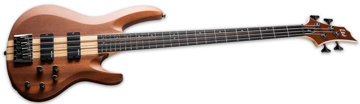 LTD B-4E Mahogany Natural Satin