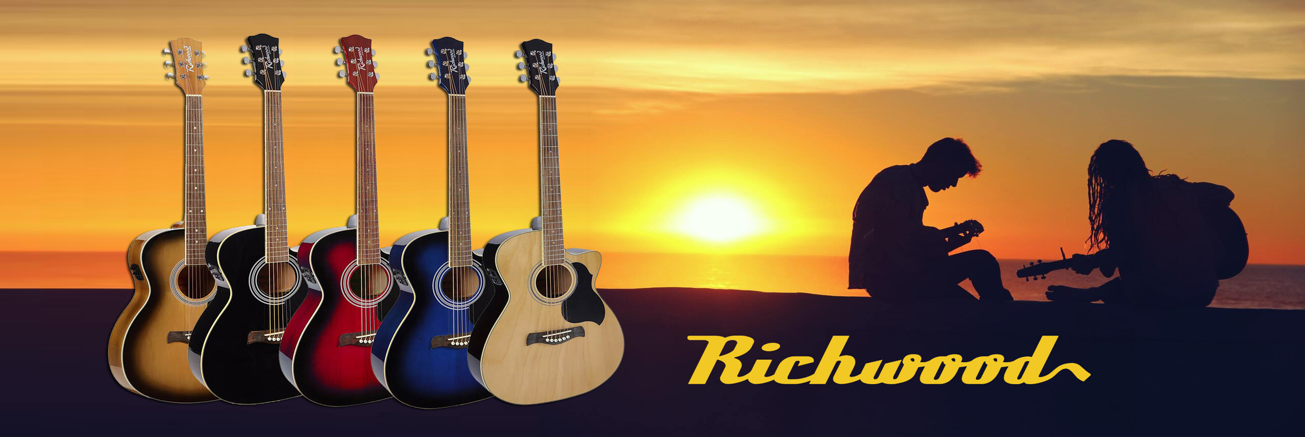 Electro-acoustic guitars Richwood RD-12-CE