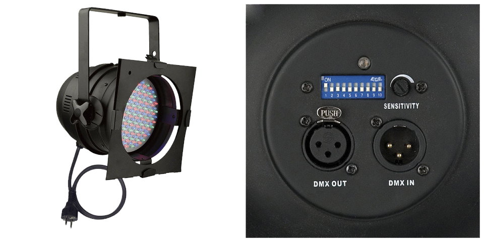 SHOWTEC Par 64 can Short Black