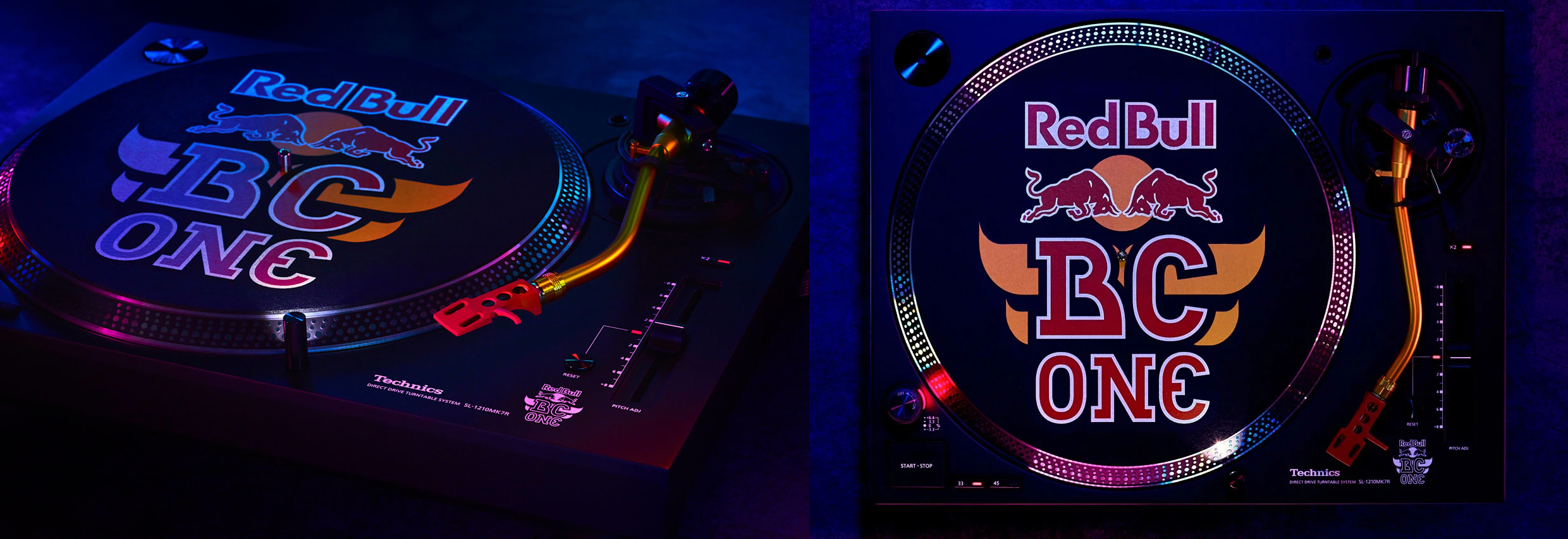 Technics SL-1210MK7 Red Bull Black