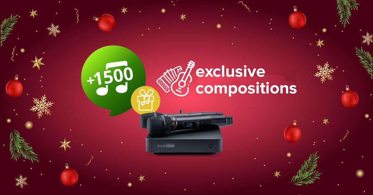 Karaoke system EVOBOX Plus + 1500 songs
