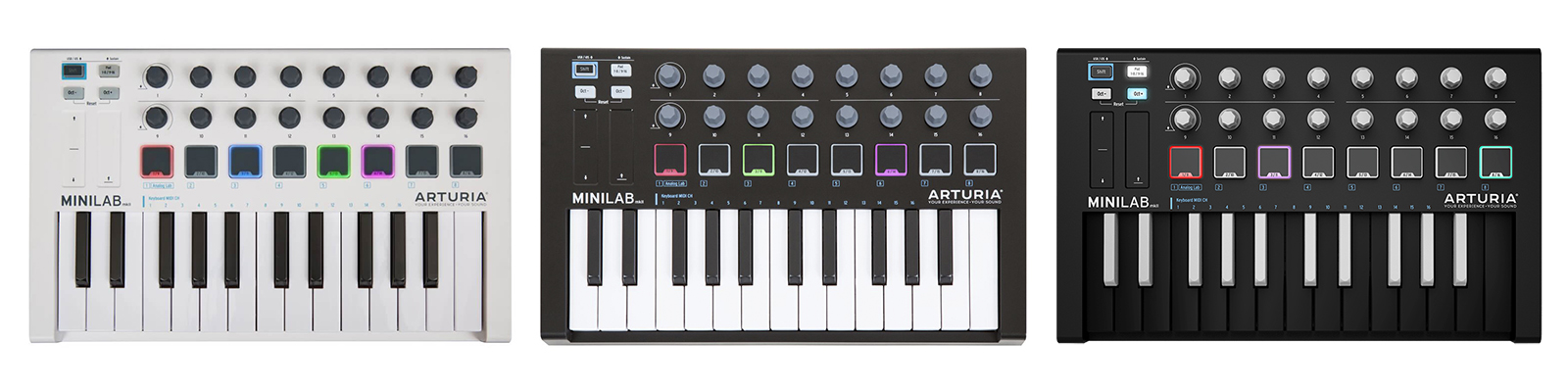 MIDI-keyboard Arturia Minilab MKII - White, Black or Іnverted - 4071 UAH