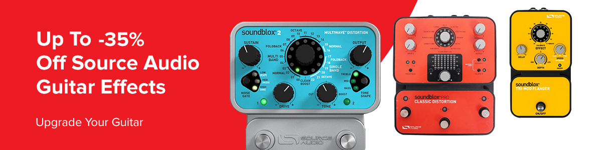 «test.musician.ua» offers 35% discount on guitar effects pedal Source Audio!