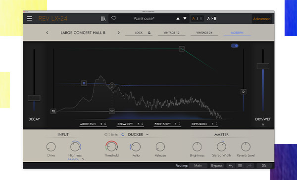 Arturia представляє покращений ефект реверберації Rev LX-24