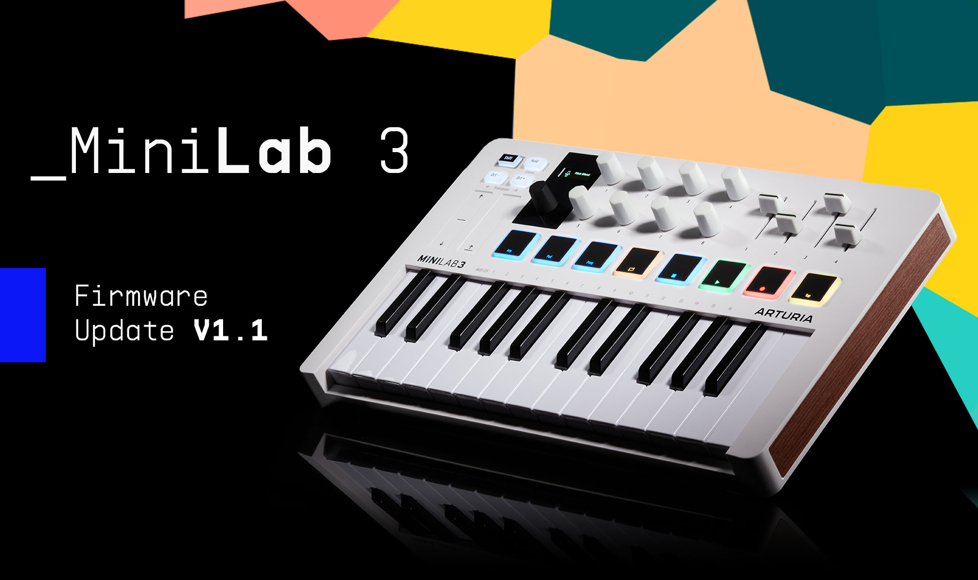 Прошивка MiniLab 3 V1.1 – отримайте безкоштовне оновлення!