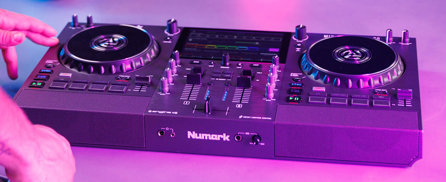 DJ controller with built-in rechargeable battery Numark Mixstream Pro Go