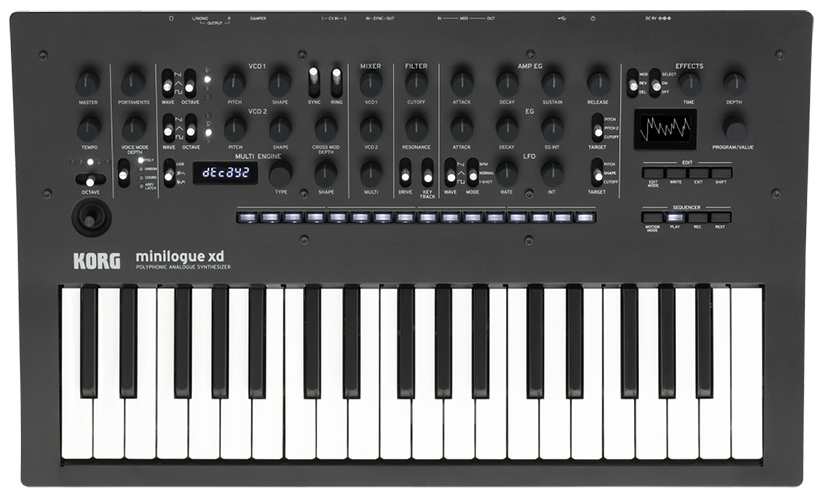 Аналоговий синтезатор Korg minilogue xd