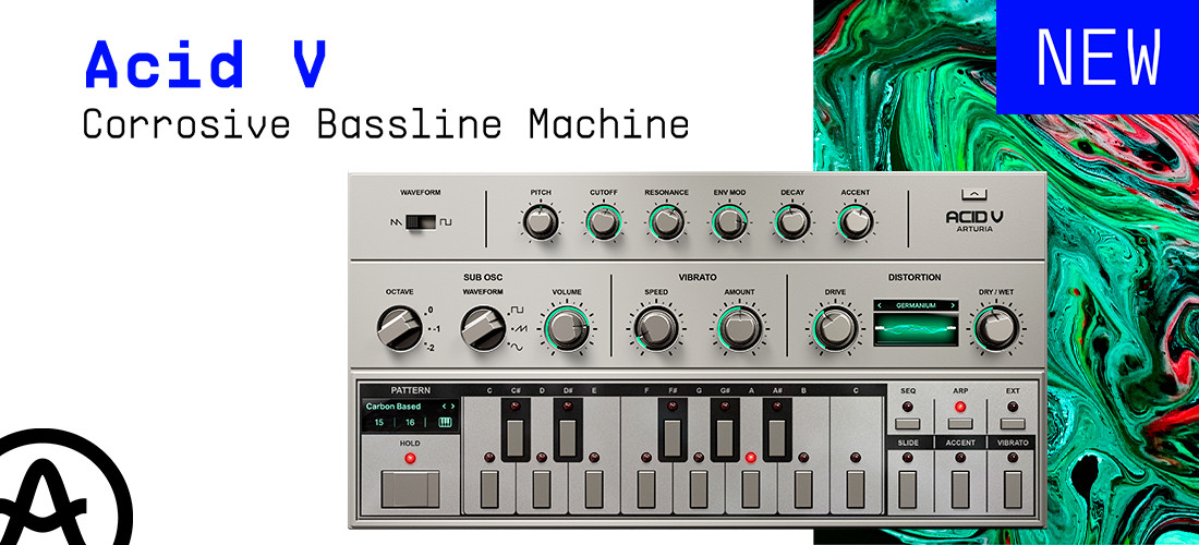 Arturia випускає Acid V: емуляцією легендарного басового синтезатора