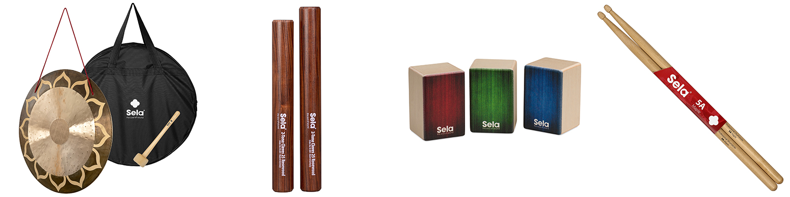 Не лише кахони: гонг, клавеси, шейкери та аксесуари від німецького бренду SELA