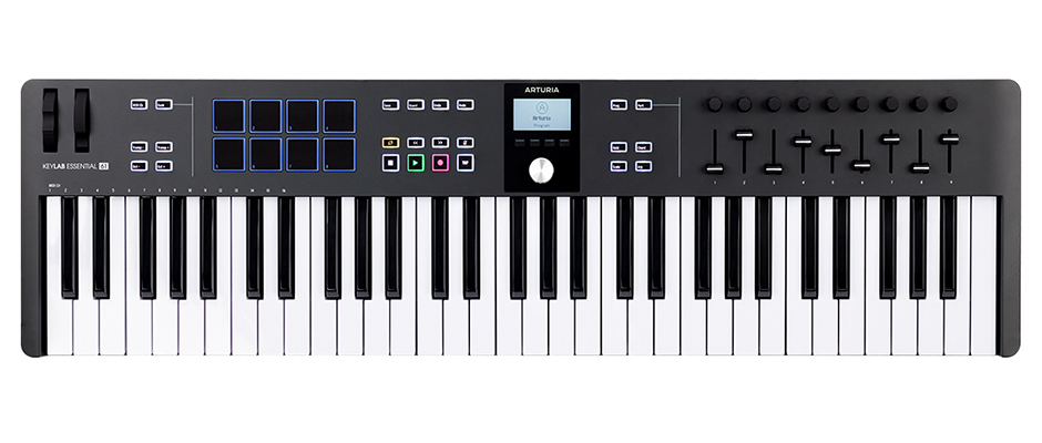MIDI-клавіатура Arturia KeyLab Essential 61 mk3 (Black)