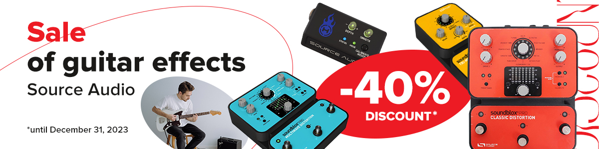 -40% off Source Audio guitar effects