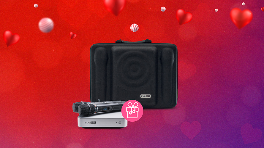 300 песен в подарок к Караоке-системе Studio Evolution EVOBOX Plus