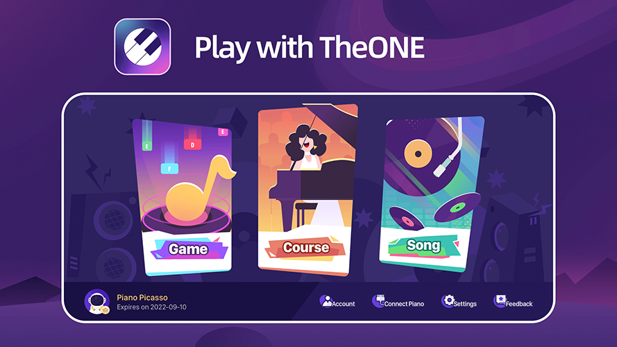The ONE представили обновленное приложение управления умными пианино TheONE Smart Piano