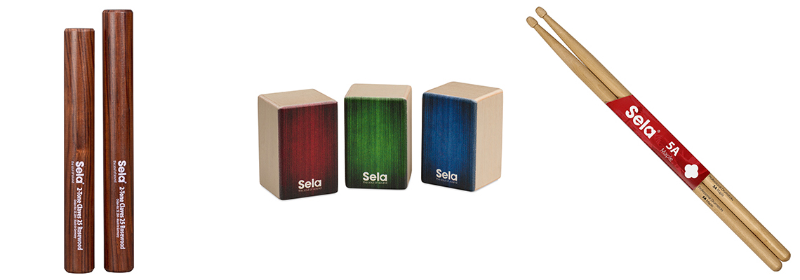 Не только кахоны: гонг, клавесы, шейкеры и аксессуары от немецкого бренда SELA