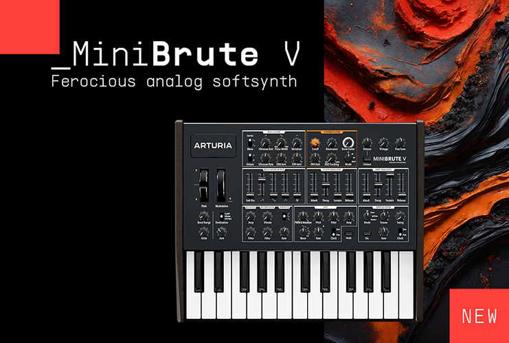 Arturia випустила MiniBrute V