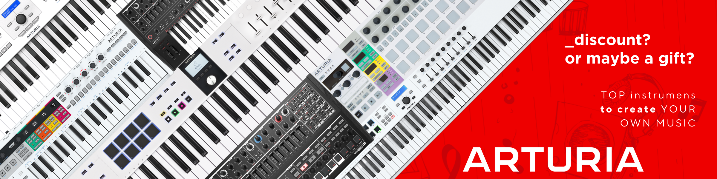 _A discount, or maybe a gift? Promotion from ARTURIA to support Ukrainian music