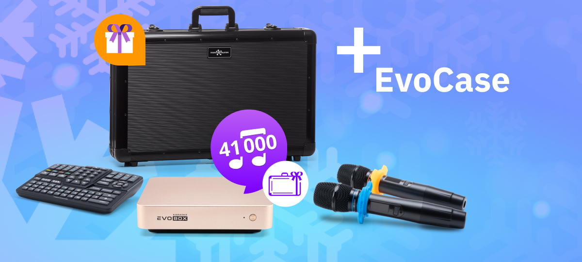 Караоке-система EVOBOX Premium + EvoCase